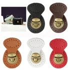 Кожаная сумочка с замком застежки с магнитной кнопкой, Сменные аксессуары для сумки через плечо