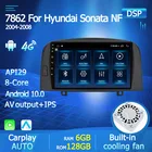 Автомагнитола на Android 10 для Hyundai Sonata NF 2004, 2005, 2006, 2007, 2008, автомобильное радио, dvd, carplay, мультимедиа, gps-навигация, bluetooth