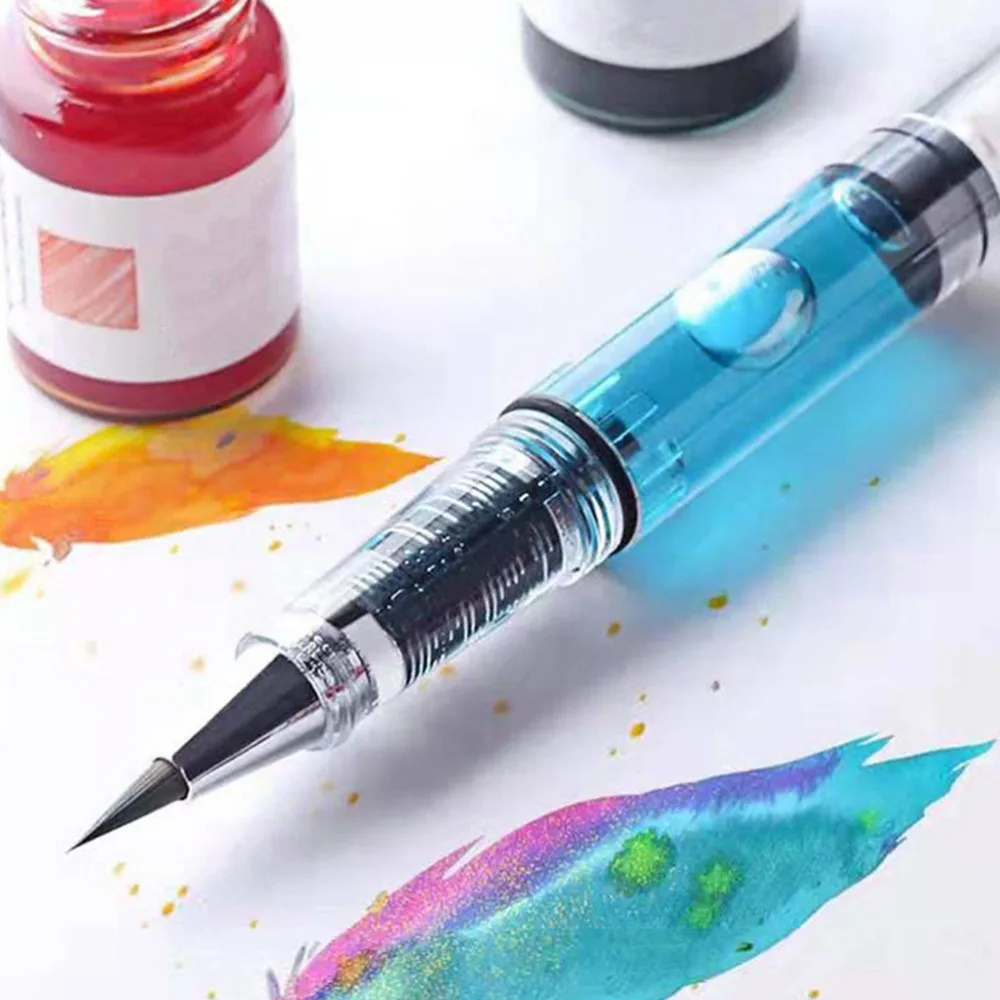 

2pcs Calligraphy Pens Refillable Brush Pens Watercolor Brush Pens Brush Pen