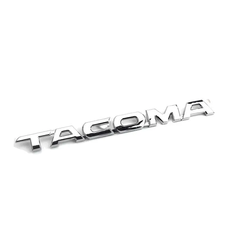 

10pcsxABS Plastic TACOMA Car Emblems Badges Stickers Logos Custom 3d Chrome Sticker