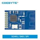 Радиочастотный модуль Si24R1 2,4 ГГц, nRF24L01 + GFSK ISM, стандартная SMD антенна PCB, беспроводной модуль приемника связи с усилением мощности
