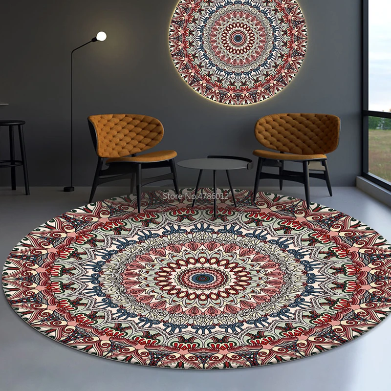 Economici Personalizzazione Della Coperta Del Comodino Della Camera Da Letto Del Salone Della Sedia Girevole Della Sedia Del Computer Del Tappeto Rotondo Del Velluto Del Diamante Dell'oro