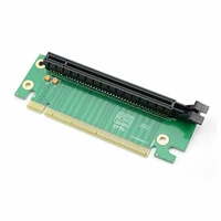 pci e pci express 16x 90 degree adapter riser card for 2u computer case chassis pc converter expansion card components