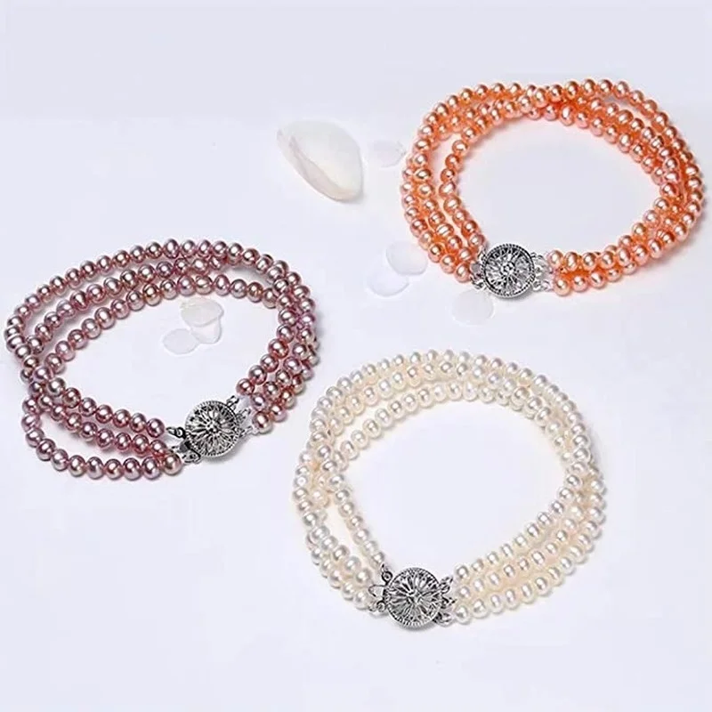 Multi Strand Copper Necklace Slide Lock Clasp Single Double Triple Connection Buckles Multi-layer Bracelet Connectors | Украшения и