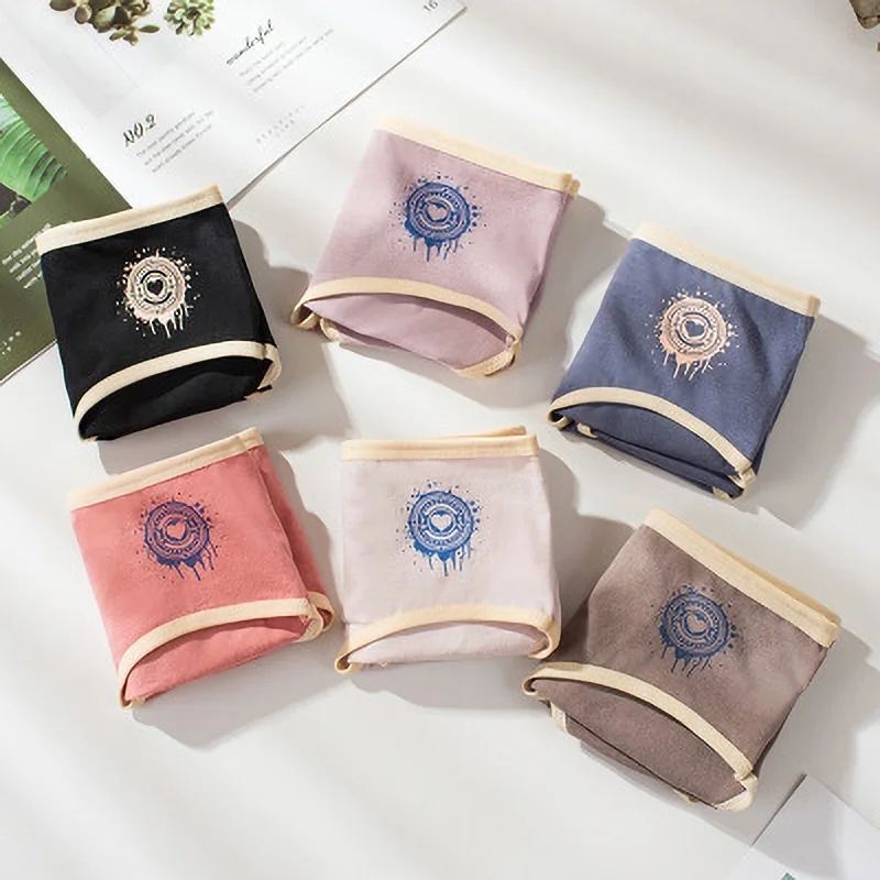 Panties Women Set New Style Cotton Panties Lingerie Women Underpants Solid Panty Plus Size Women's Underwear Lingerie Birefs