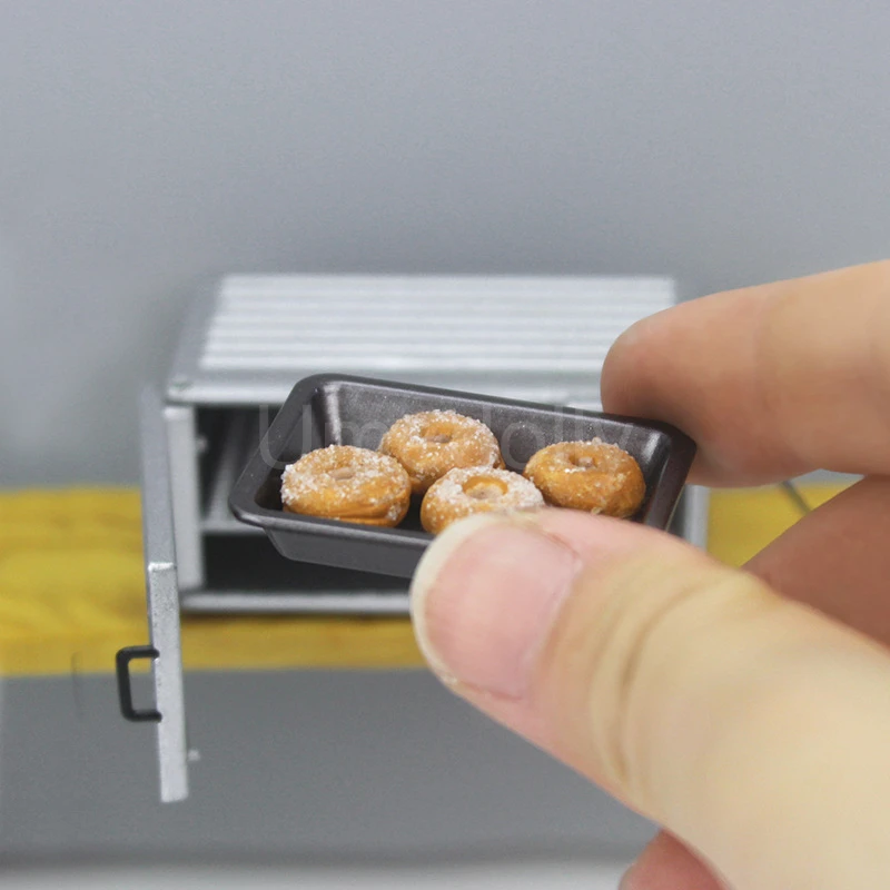 Миниатюрный Кукольный домик в масштабе 1/12 микроволновая печь кухонная тарелка