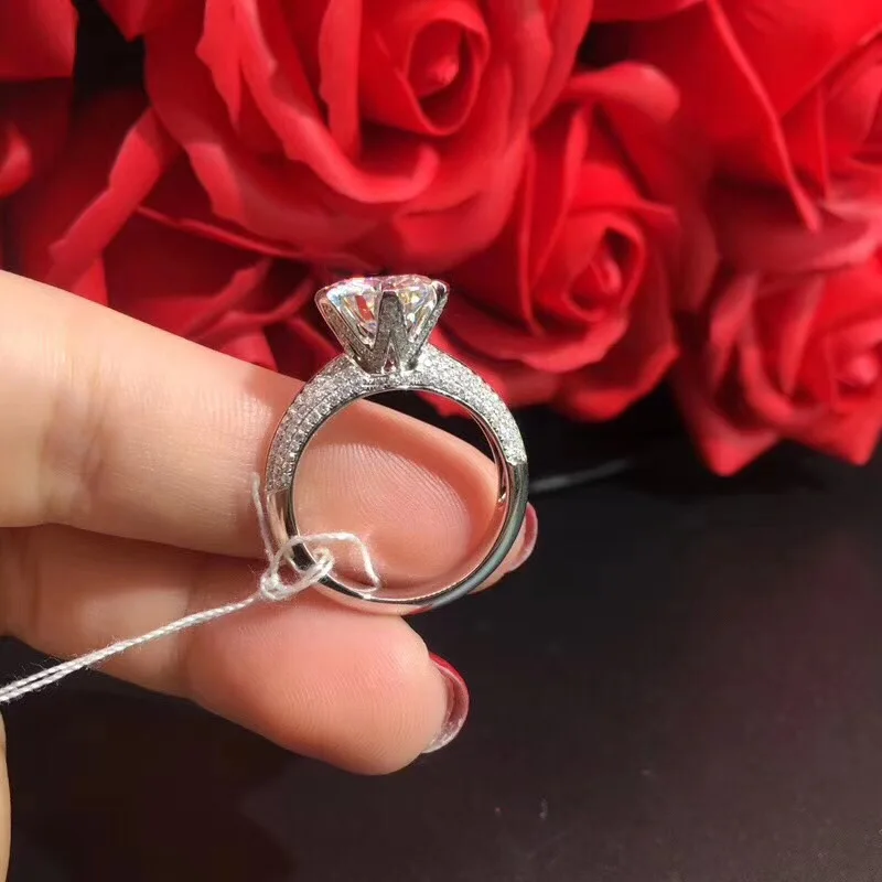 Кольцо женское из серебра 925 пробы с бриллиантами|Кольца| |