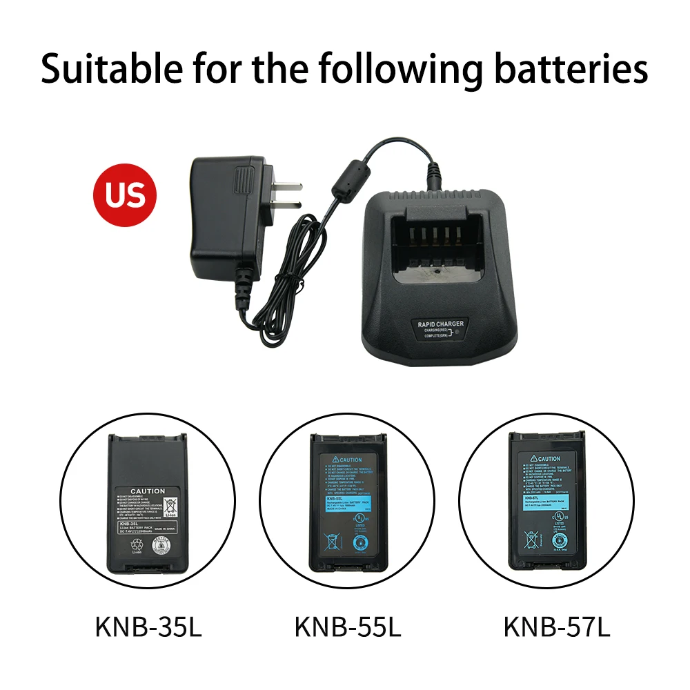 KSC-25 Rapid Charger for Kenwood KNB-24L KNB-25A KNB-26N KNB-35L KNB-40LC KNB-55L KNB-56N KNB-57L Battery Radio