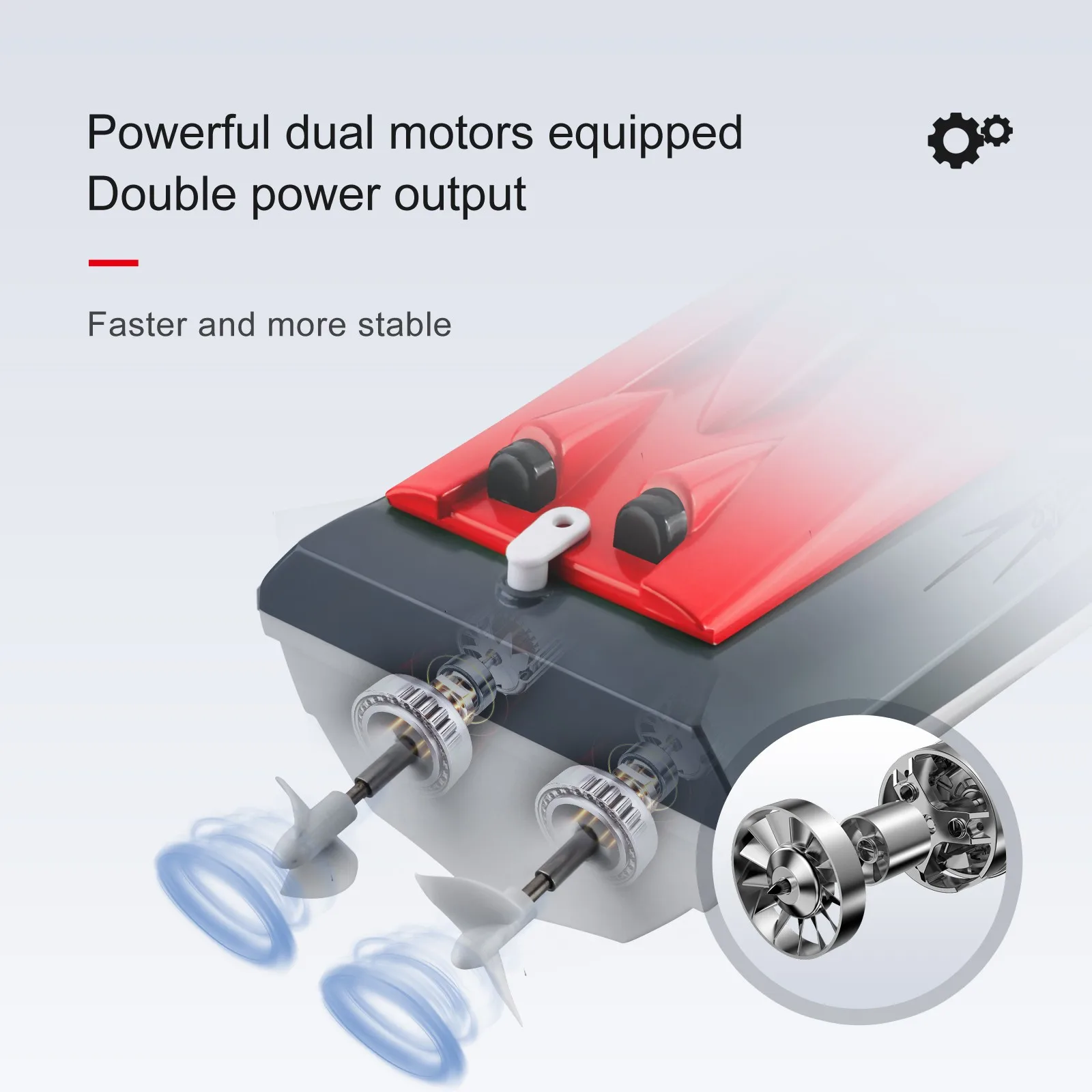 Скоростная лодка с дистанционным управлением 2 4 ГГц 20 км/ч|Радиоуправляемые