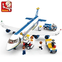 urban airplane airport airbus aircraft plane air bus building blocks avion diy creative bricks figures educational toys for kids