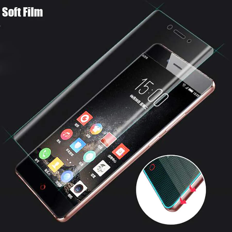 3D ультра тонкий полный Чехол Мягкий ТПУ устойчивый к царапинам пленка для zte Nubia Z17