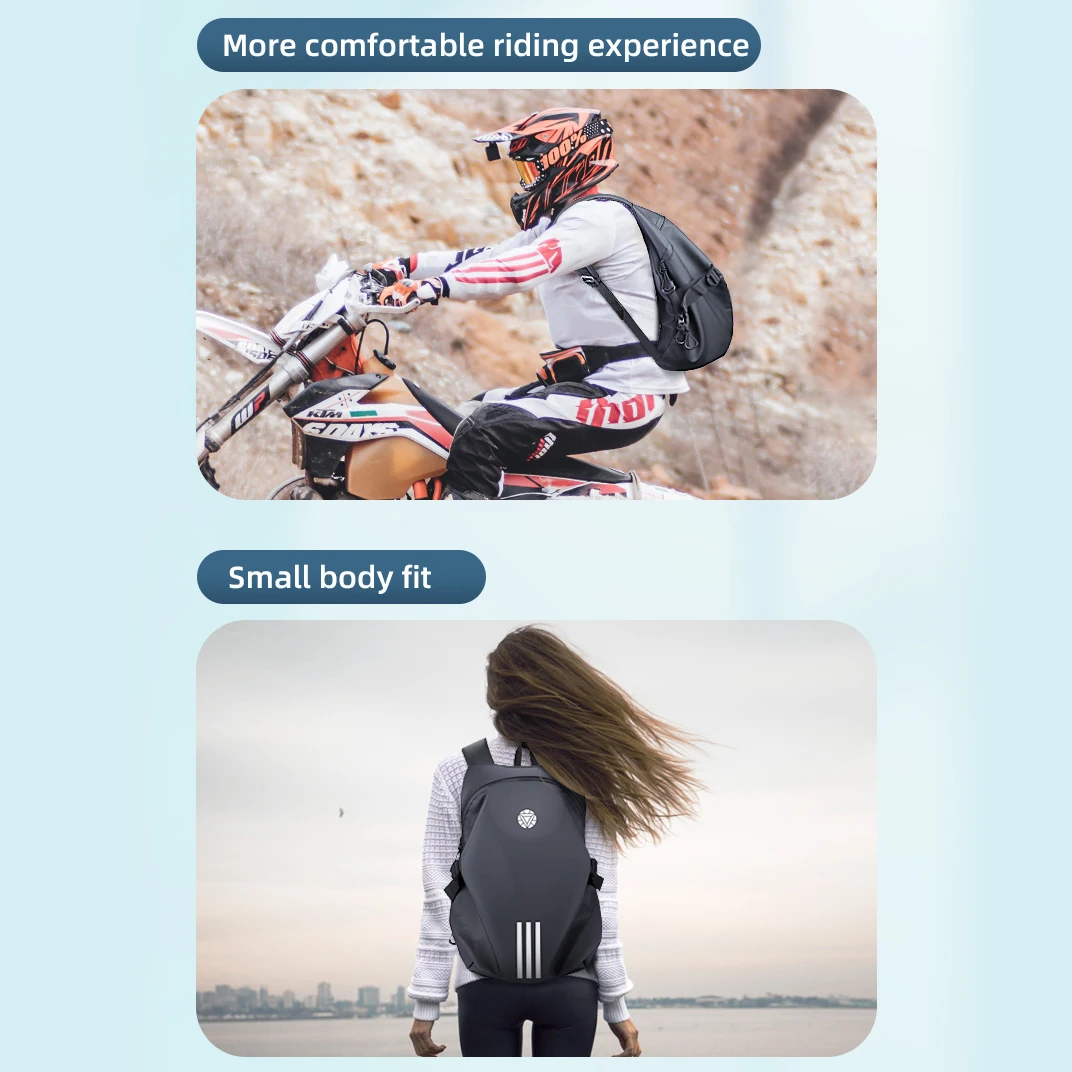 Рюкзак Knight для мотошлема водонепроницаемая дорожная сумка вместительный