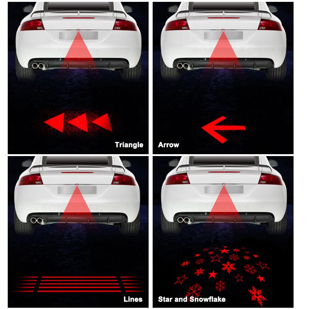 Автомобильные лазерные Противотуманные фары противоударные предупреждающие