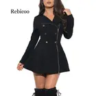 Женский двубортный тренчкот, тонкая ветровка в британском стиле, с длинным рукавом, со складками, весна-осень