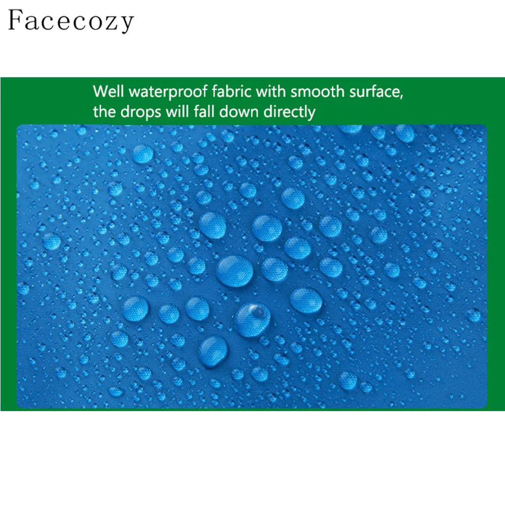 Уличный тент от солнца Facecozy влагозащищенный 210T из ткани Оксфорд с защитой