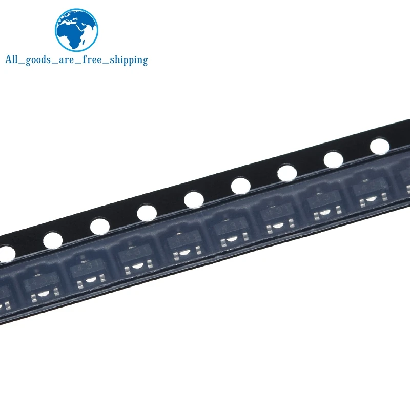 50 шт. TL431 SOT TL431A SOT-23 431 SOT SMD новый регулятор напряжения IC