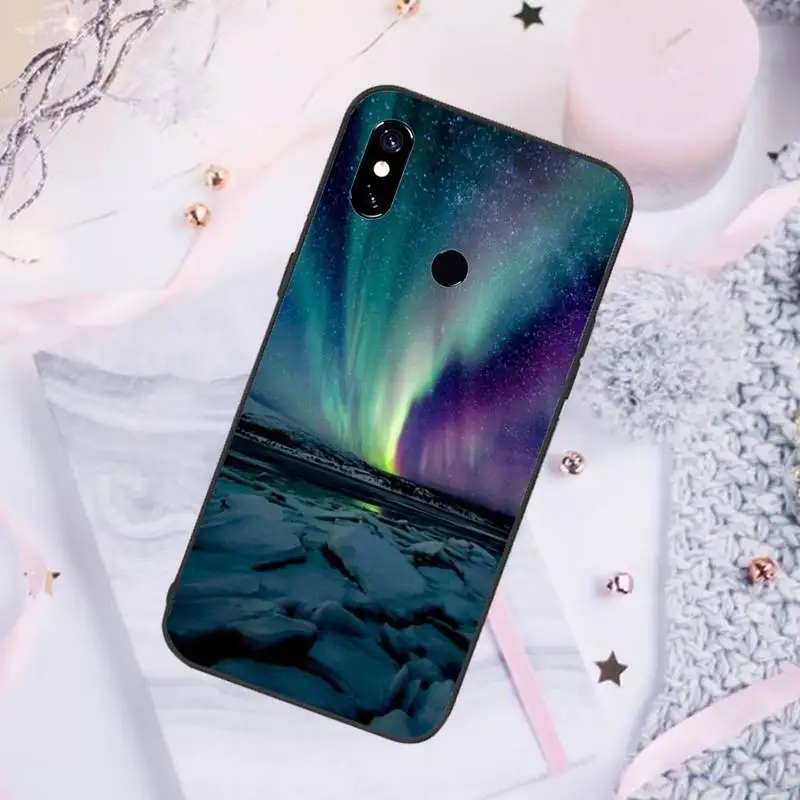 

aurora Phone Case For Xiaomi Redmi note 7 8 9 pro 8T 9S Mi Note 10 Lite pro