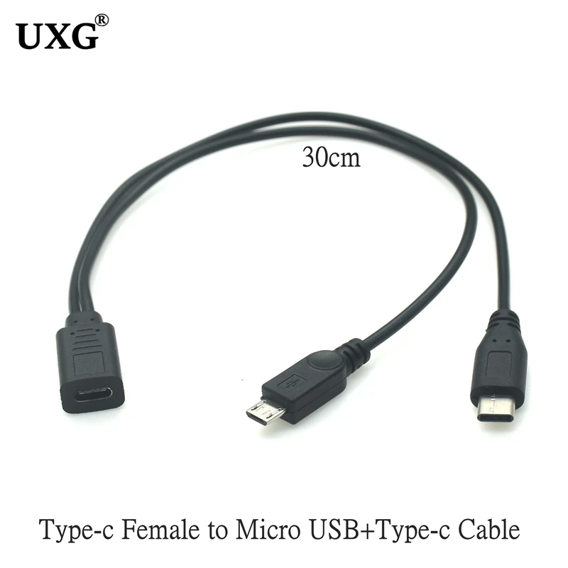 Кабель-Переходник USB 3 1/Micro 1 гнездо на Micro/Mini | Компьютеры и офис