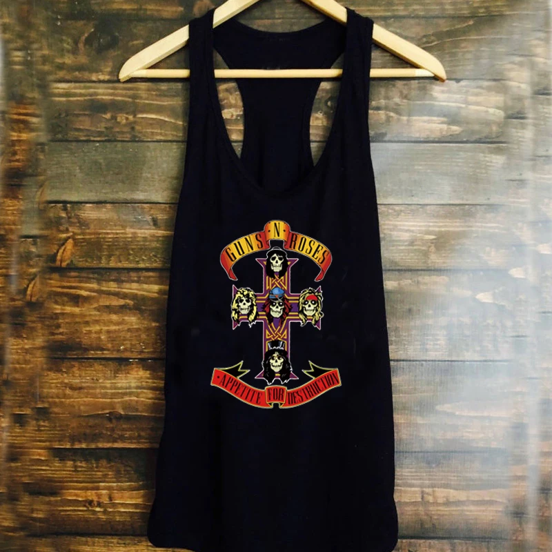 Топ Guns N Roses Band топ с графическим рисунком Женская Сексуальная футболка без