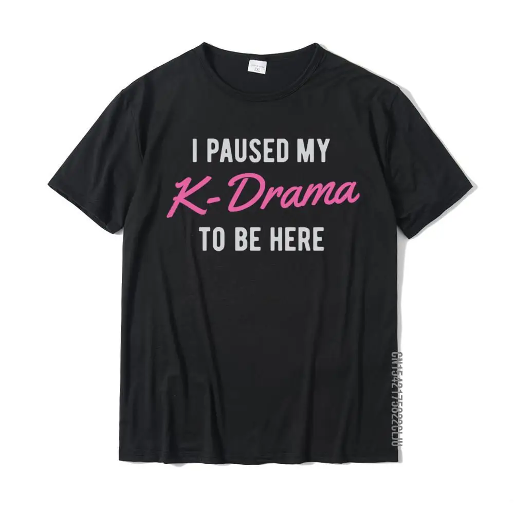 

Забавные корейские K-Drama K-Pop Love Gift Paused Топы рубашка популярный Европейский хлопковый Мужской Топ футболки повседневные