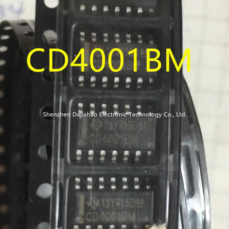 10pcs CD4001BM CD4001BM96 CD4001 sop14 quad 2-input nor gate logic chip | Электроника