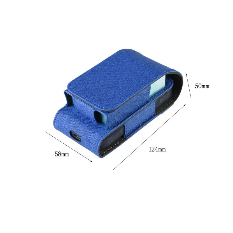 

Luxury Portable PU Leather For IQOS 2.4 Electronic Cigarette Accessories Carrying Case Custom cigarette Sleeve e-cigarettes Bags
