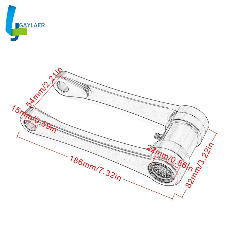 

Motorcycle CNC Adjustment Rear Lowering Kit Link for Husqvarna TE310I 2019 FE 350 FE350 2017 2018 2019