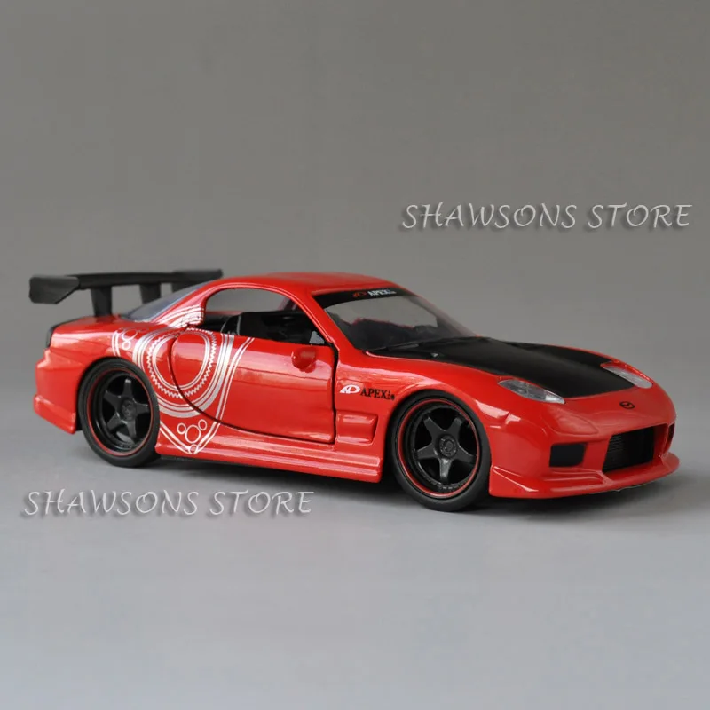 Литья под давлением гоночный автомобиль модель игрушки 1:32 1993 Mazda RX 7 миниатюрный