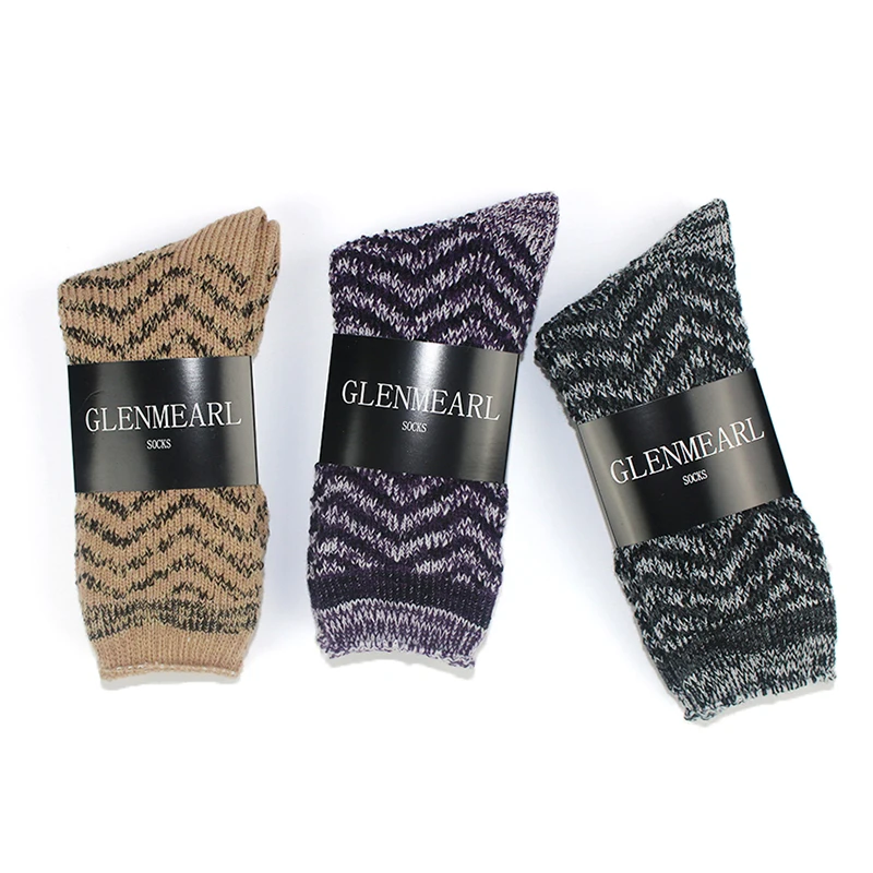 Женские хлопковые носки брендовые теплые ботинки Сезон осень-зима двойной Coolmax