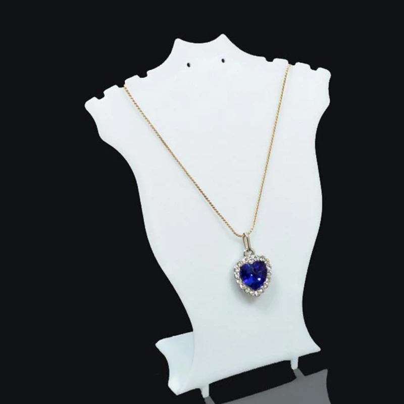 

Pendant Necklace Chain Earring Jewelry Bust Display Holder Stand Showcase Rack