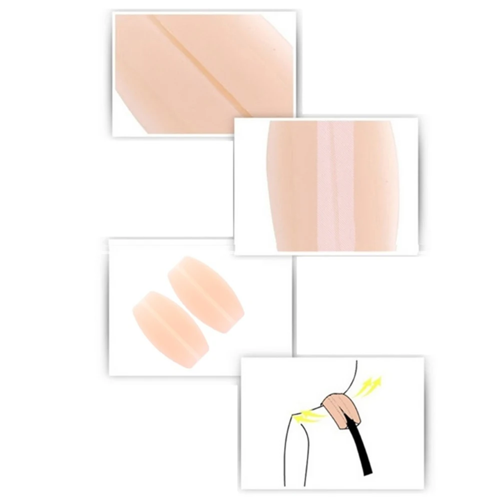 1 пара для женщин аксессуары нижнего белья Силиконовый бюстгальтер ремешок