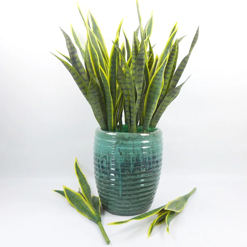 

68cm Artificial Succulent Agave Tropical Large Plants Fake Plastic Leaves Green Long Aloe Bonsai Plants For Home Office Decor