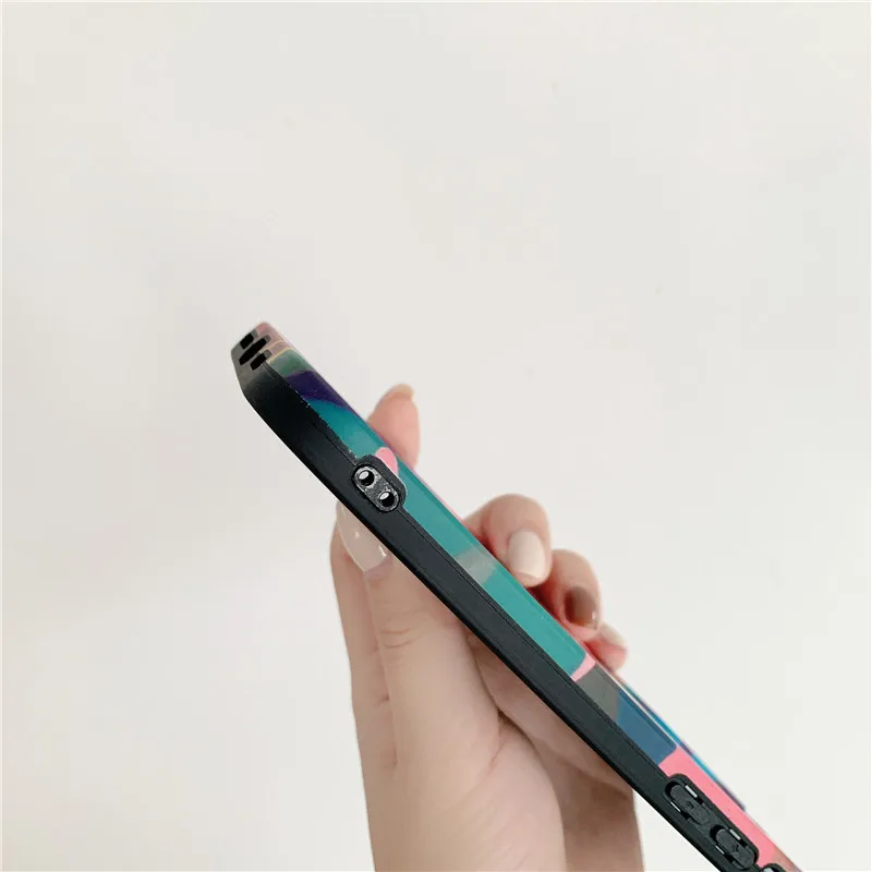 

For iPhone 12 Pro Cases Graffiti Art Phone Case For iPhone 12 11 Pro Max XR XS Max 7 8 Plus X Soft camera protection Coque