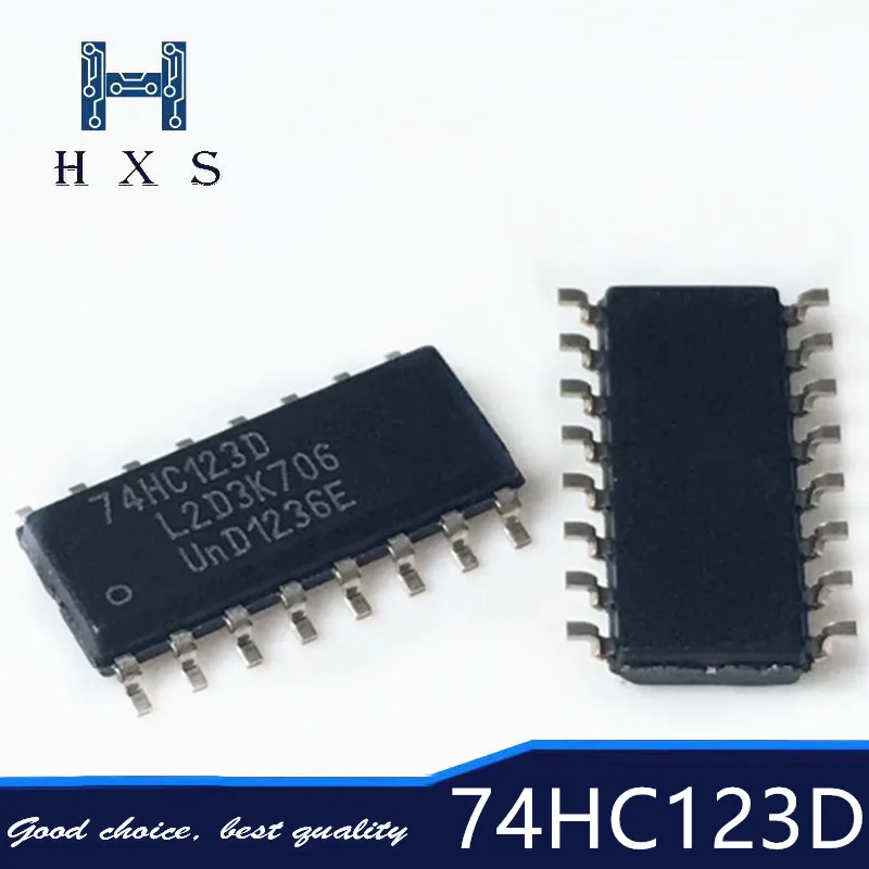 10 шт. 74HC123D 74HC123 SOP14 SN74HC123DR SN74HC123 SOP новый и оригинальный|Импульсный источник