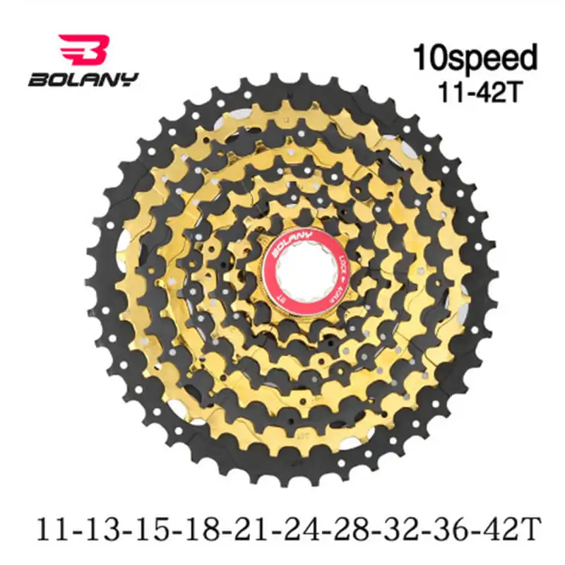 Bolany 10 скоростная кассета MTB 10V 11-42T маховик для горного велосипеда с широким
