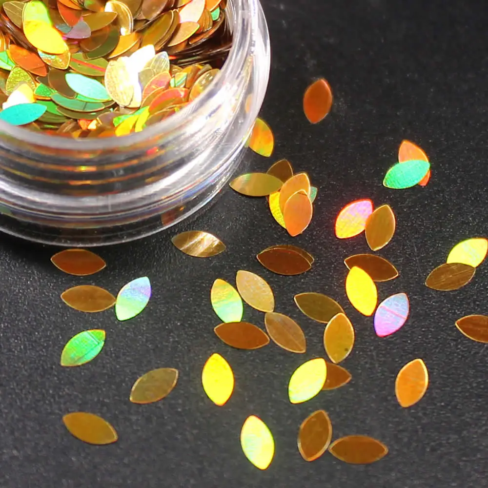 1 шт. 12 Ccolors DIY лист форма акриловый порошок гель лак для ногтей украшения для дизайна ногтей хрустальный Маникюр профессиональные аксессуары для ногтей - Цвет: 14