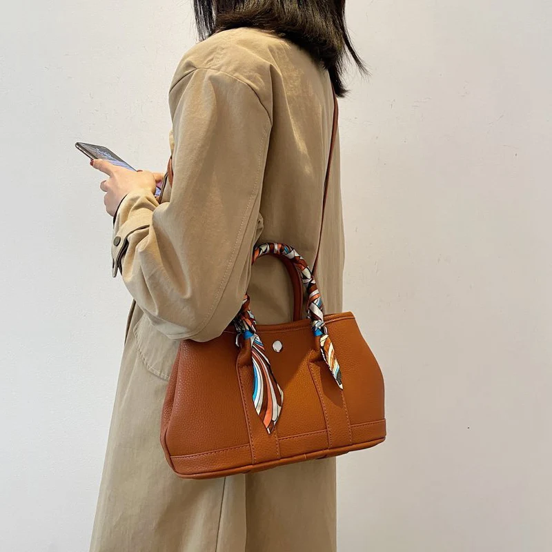 Вместительные кожаные сумки с ручками сверху для женщин новинка 2021 женская сумка