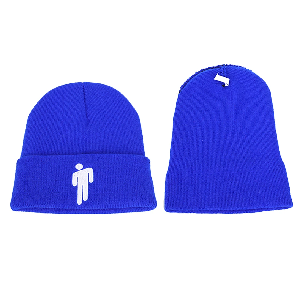 Billie Eilish Beanie, 15 цветов, вязаная зимняя шапка, одноцветная, в стиле хип-хоп, вязанная шапка Skullies, шапка, аксессуар для костюма, подарки, теплая зимняя шапка