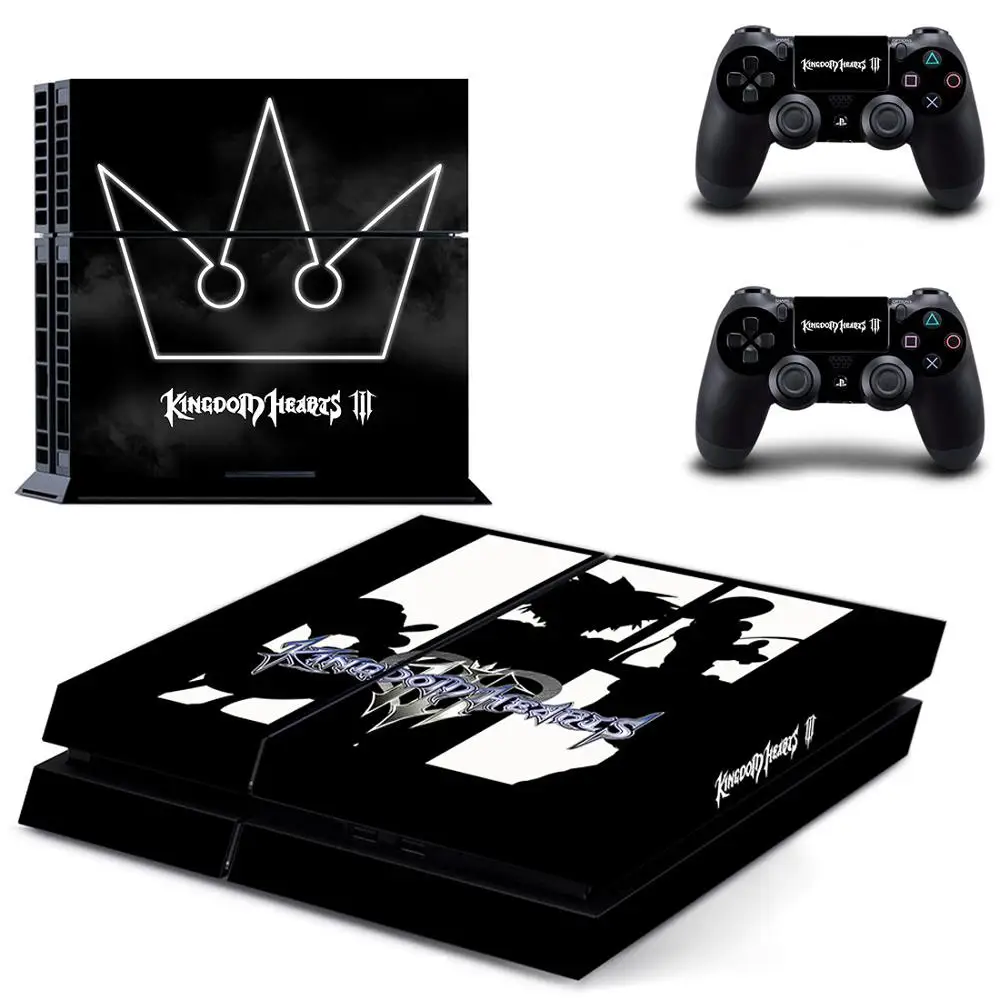 Виниловые стикеры Kingdom Hearts для PS4 s Play station 4 Skin PS Стикеры PlayStation скидки на консоль и