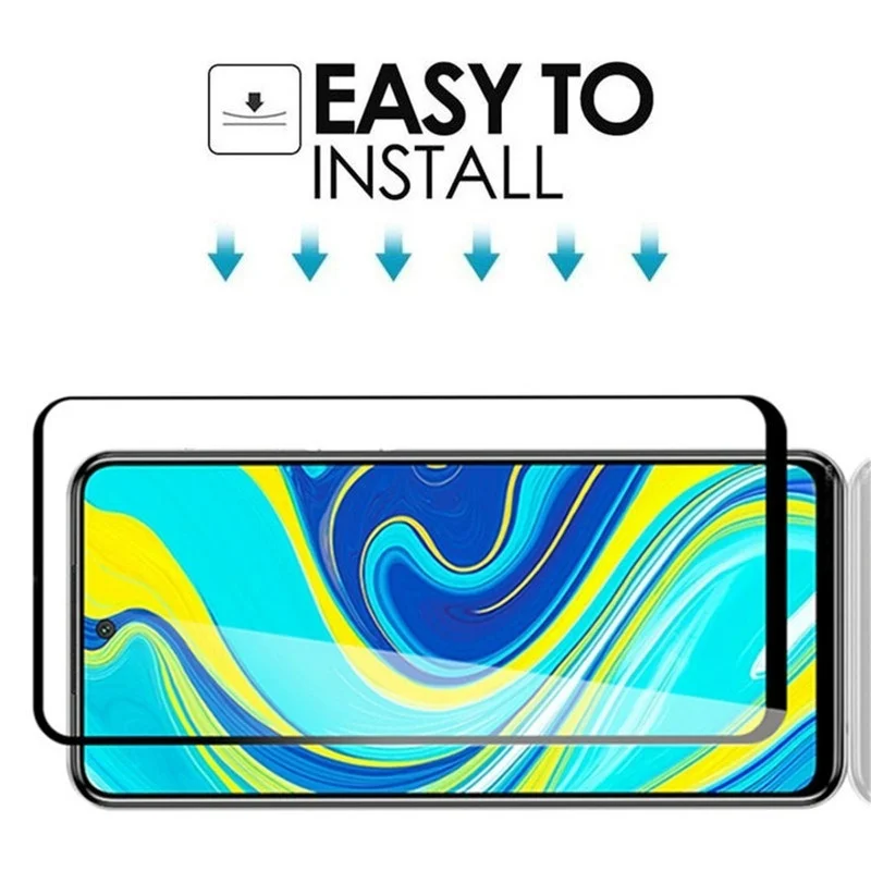 3 In 1 Shockproof Case Camera Lens Tempered Glass Screen Protector for Xiaomi Redmi Note 9 9s Pro Max Film Protection | Мобильные