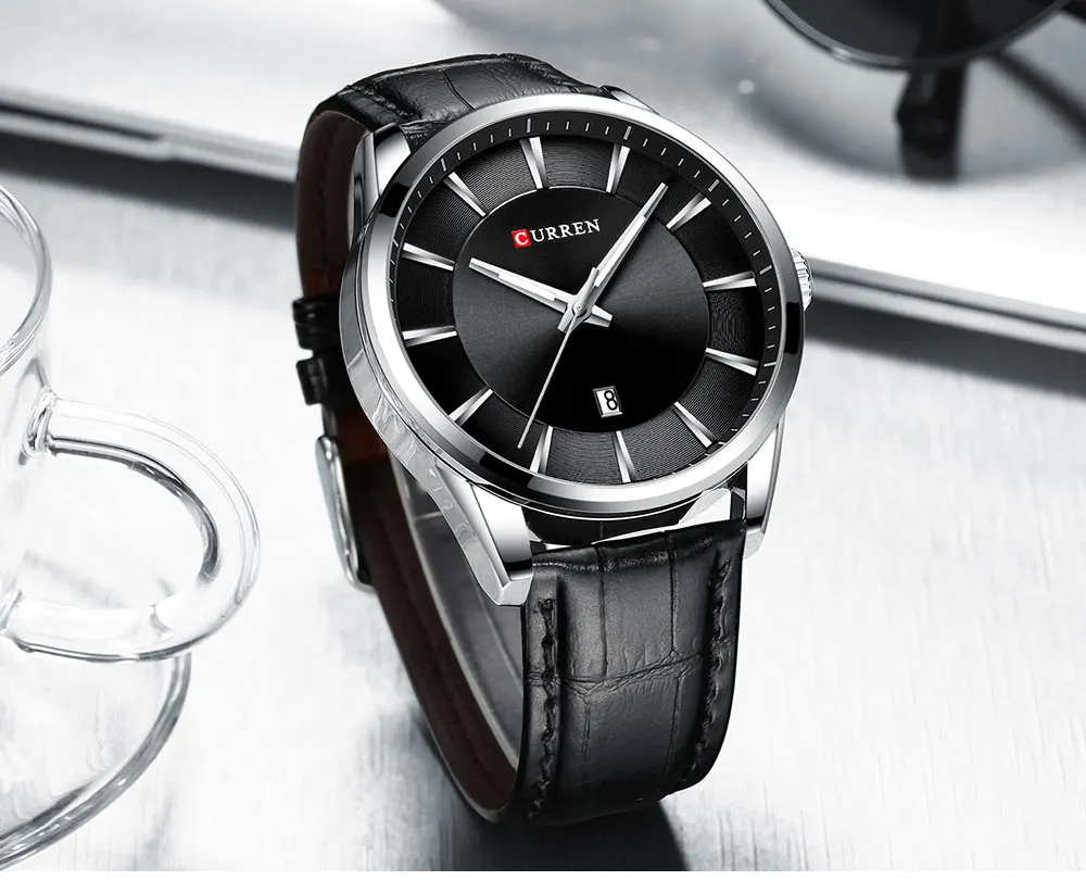 Mens Watch CURREN Top Brand Fashion Business Luxury Quartz Men Watches Waterproof Sport Men’s Wristwatch Clock Relogio Masculino | Наручные