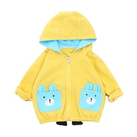 spring autumn children fashion clothes baby boys girls cartoon hooded jacket kids toddler hoodies infant casual zipper clothing