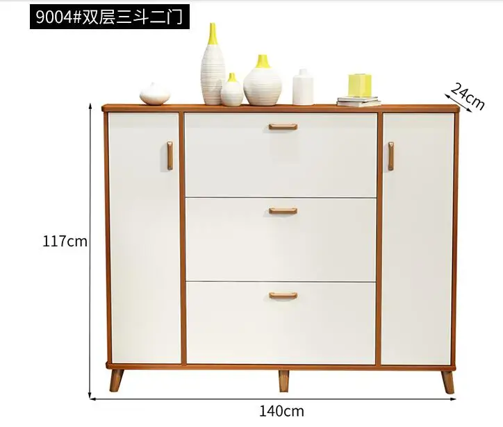 

Ultra-thin shoe cabinet 17CM bucket hallway cabinet simple home economy shoe cabinet multi-functional space saving door paint
