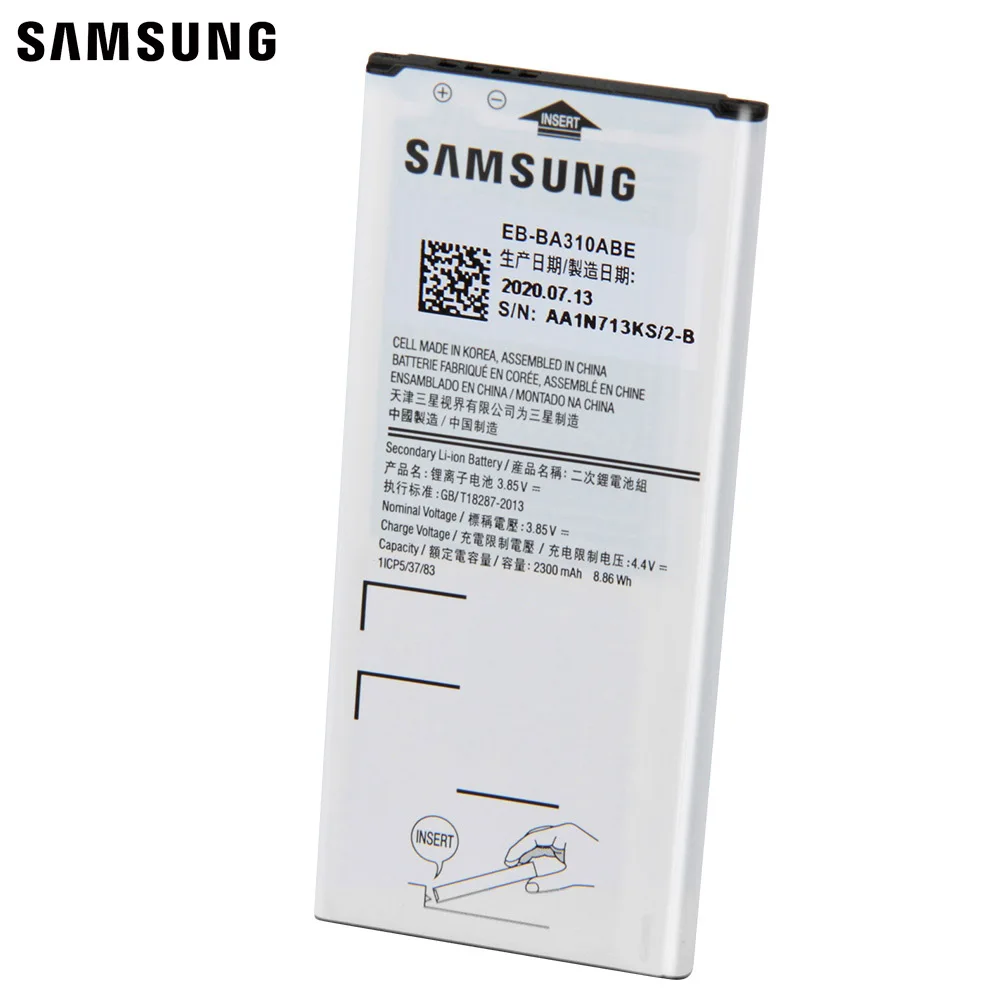 Оригинальная запасная аккумуляторная батарея для Samsung GALAXY A3 2016 Edition A5310A A310 |