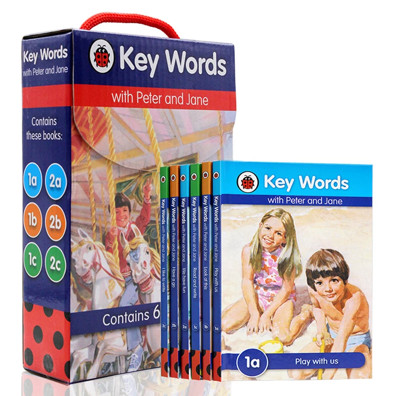 6 Volumes Of Key Words Hardcover Children'S Original English Books, Imported English Books