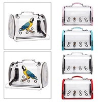 bird travel carrier cage transport portable cat puppy rabbit outdoor backpack