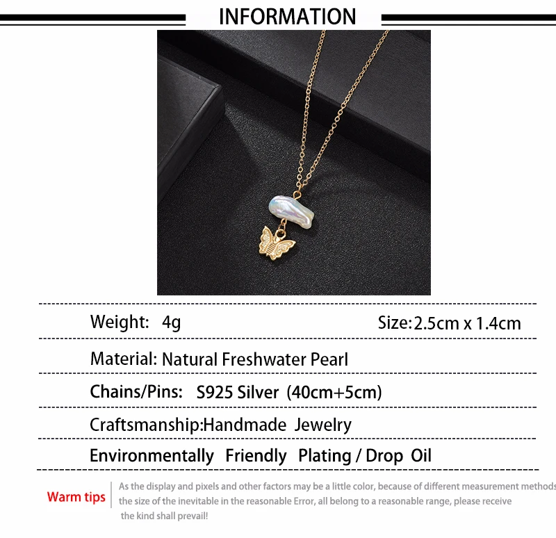 Akoya Необычное Ожерелье из натурального пресноводного жемчуга для женщин милое
