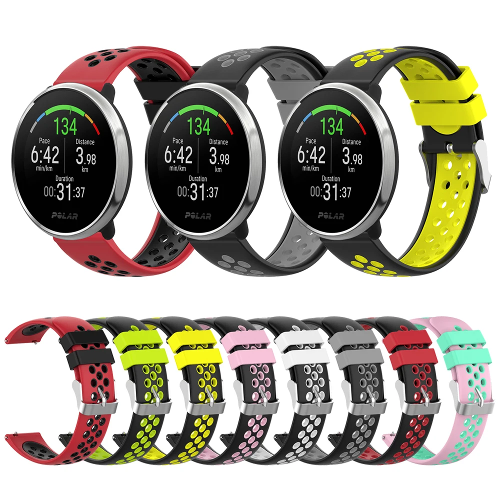 Силиконовый ремешок для смарт часов POLAR IGNITE Vantage M сменный Браслет наручных