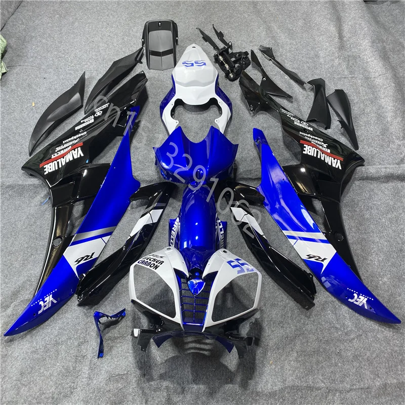 

Blue black white Motorcycle Fairing fit for YAMAHA YZFR6 2006 2007 YZFR6 06 07 YZFR6 2006- 2007 bodywork Fairing