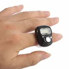 1 шт. портативный электронный цифровой мини-счетчик с ЖК-дисплеем, ручной счетчик колец на палец, счетчик стежков, пластиковый счетчик рядов